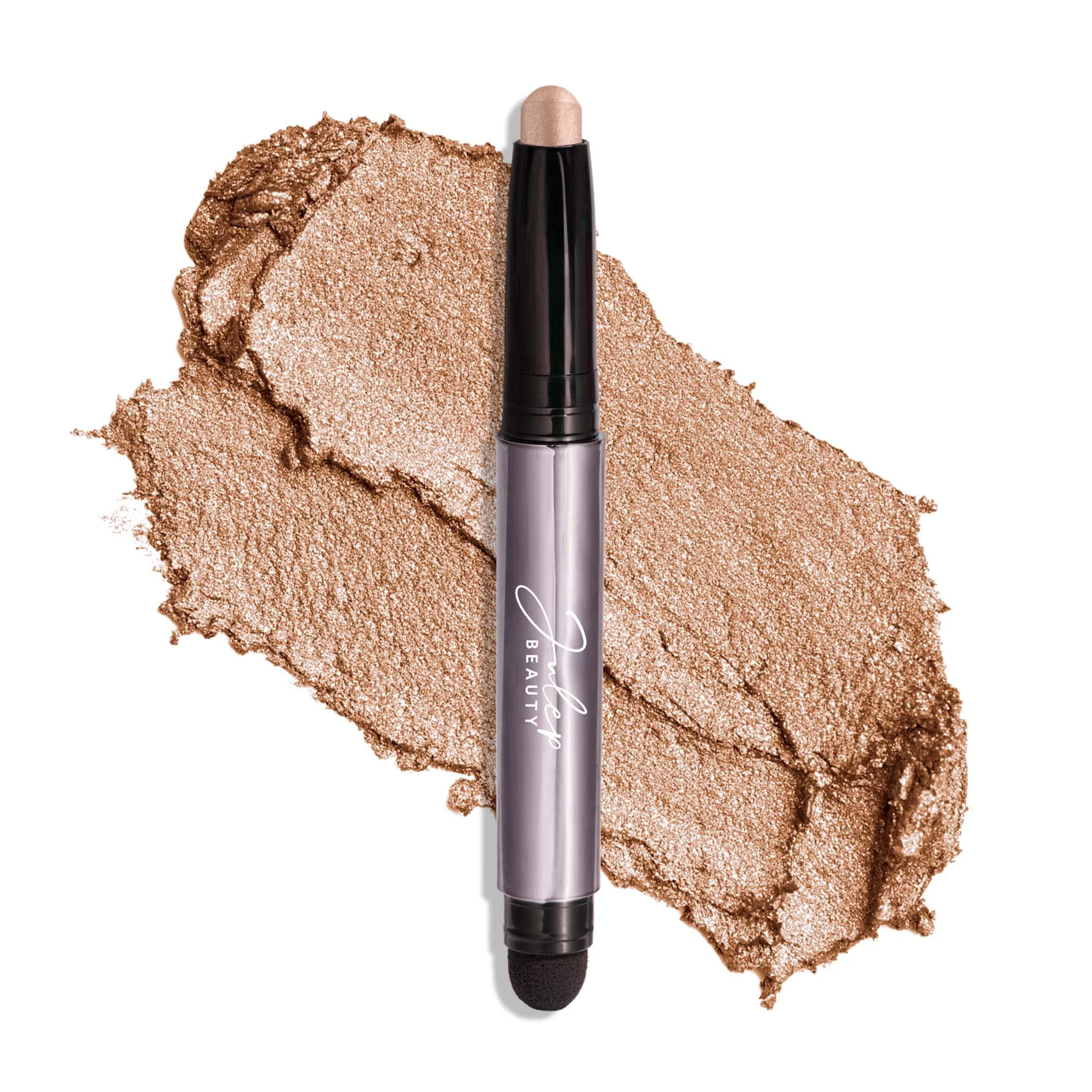 Safe Julep Eyeshadow 101 Cream-to-Powder Waterproof Shadow Stick - Sand Shimmer - Long-Lasting Crease-Proof Champagne Toned Shimmer Cream Eyeshadow Prestigious