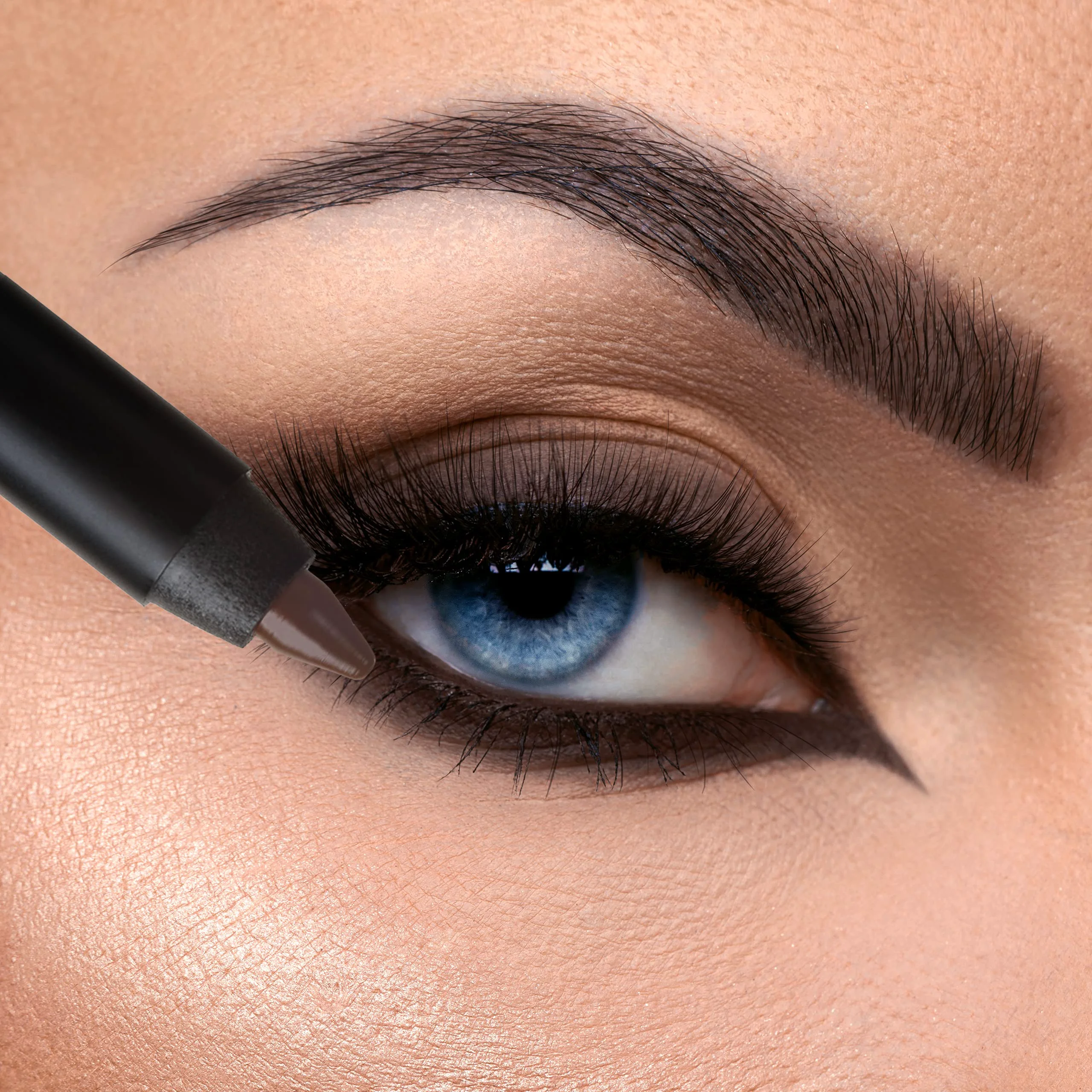 Original Design K7L Dark Brown Eyeliner - Waterproof Smudge-Proof Precise Cosmetics Green