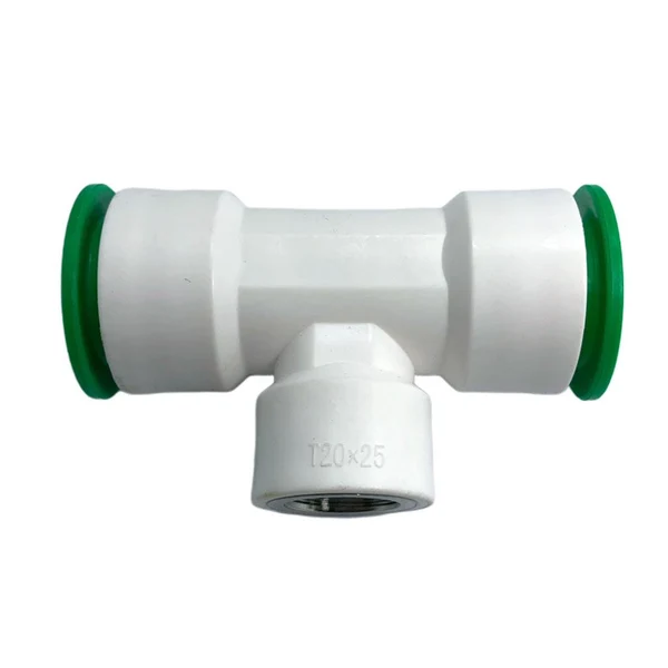 Functional Maxbell PPR Thread Tube Fittings Quick Connector Tee Adapter Water Pipe Parts 25mm Fine Crafted