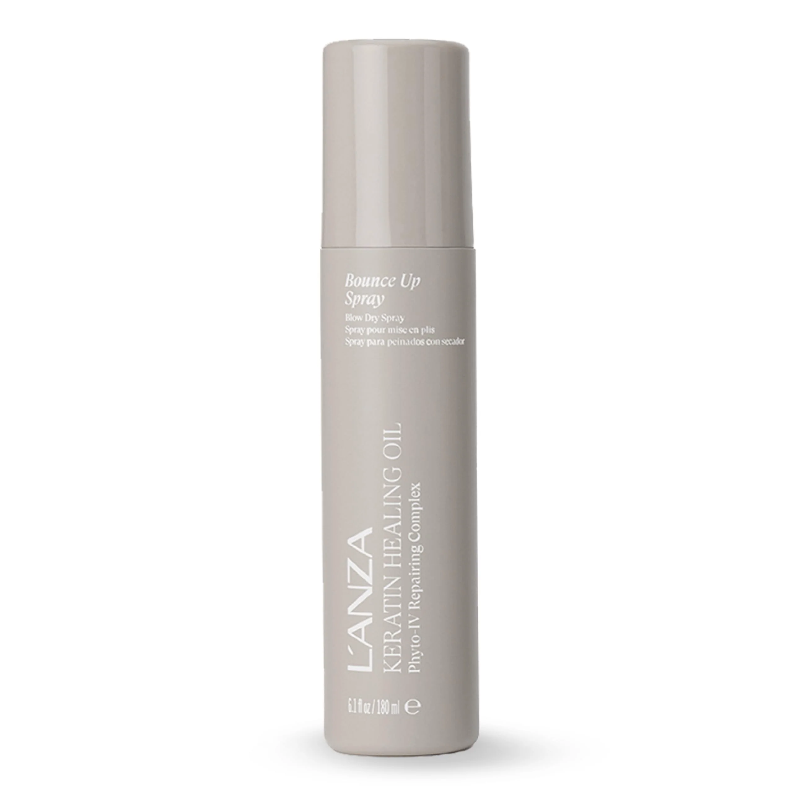 Refined L'ANZA Keratin Healing Oil Bounce Up Hair Spray Boosts Volume and Shine With a Weightless Formula For an Extra Push of Plump Body Bounce 6.1 Fl Trendy