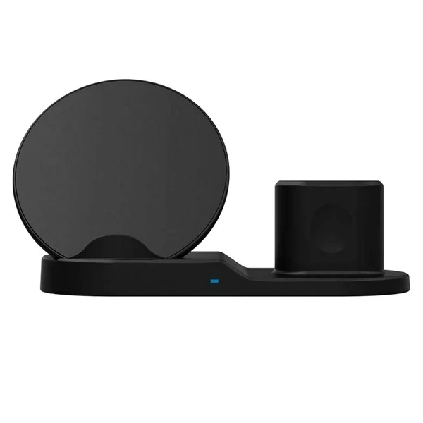 Healthy Maxbell 3 in1 10W Wireless Fast Charging Dock Cradle for iPhone Apple Watch Black Top-Quality