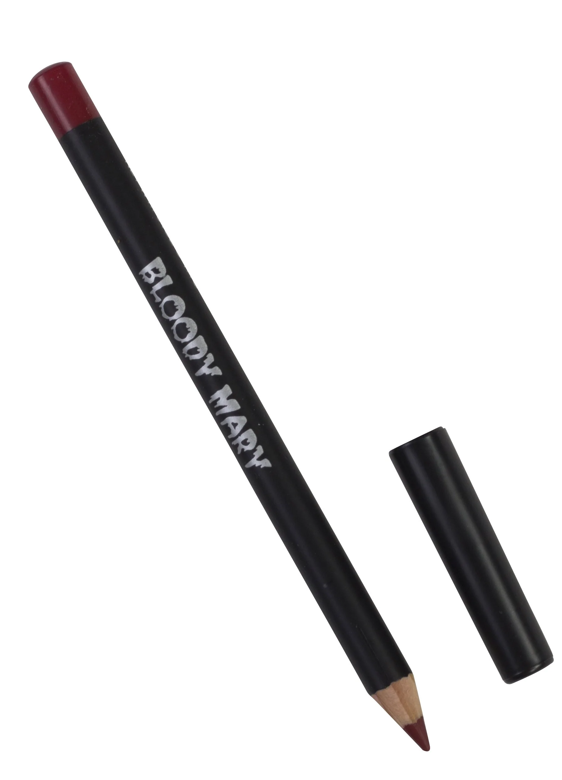 Genuine Red Eyeliner Pencil By Bloody Mary - Horror Bleeding Eyes Effect - Use It Under The Eyes Or On Your Upper Lids - SFX Colored Eye Lips Pencil - Sustainable