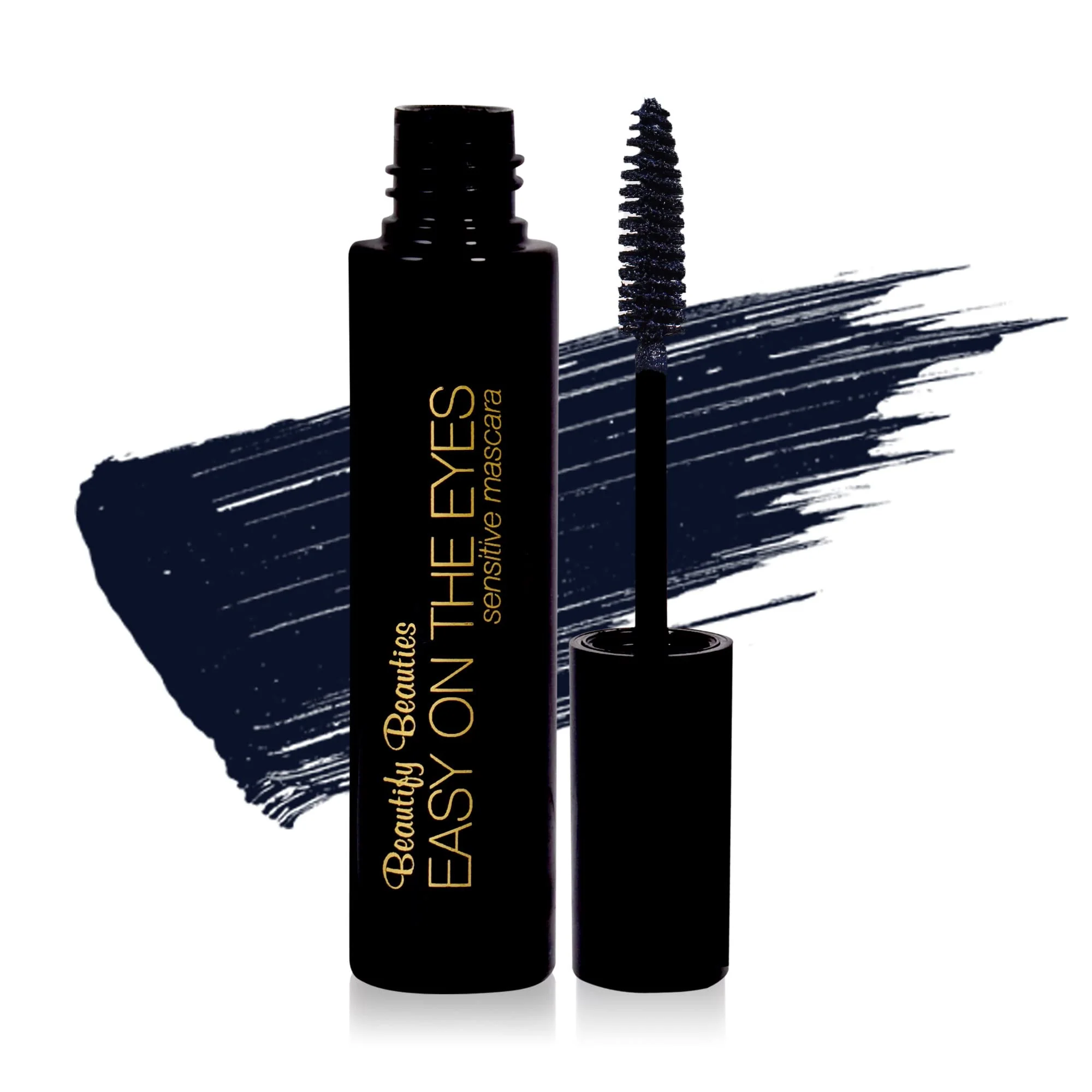 Prestigious BeautifyBeauties EASY ON THE EYES Sensitive Hypoallergenic Eye Mascara For Contact Lens Wearers - Non-irritating Fragrance- For Natural Looking Minimalist