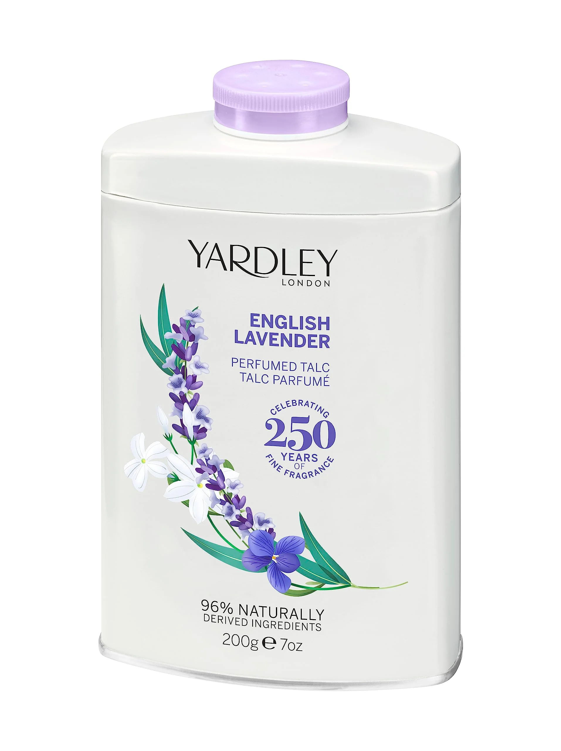 Trusted English Lavender by Yardley of London 7 oz perfumed talc Convenient