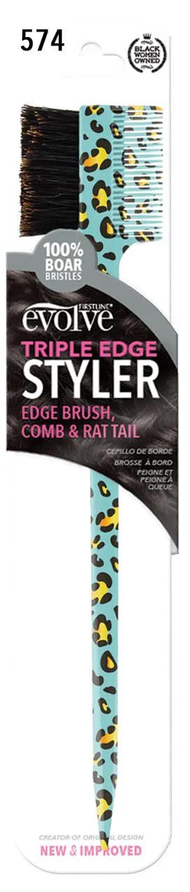 Secure Evolve Triple Edge Styler Brush Recyclable