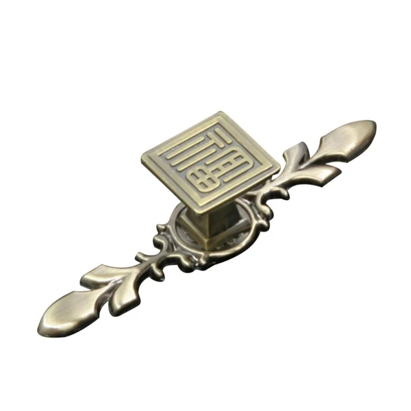 Reusable Max Maxb Chinese Traditional Pull Handles Cabinet Drawer Cupboard Knobs Fu Bronze Original Design