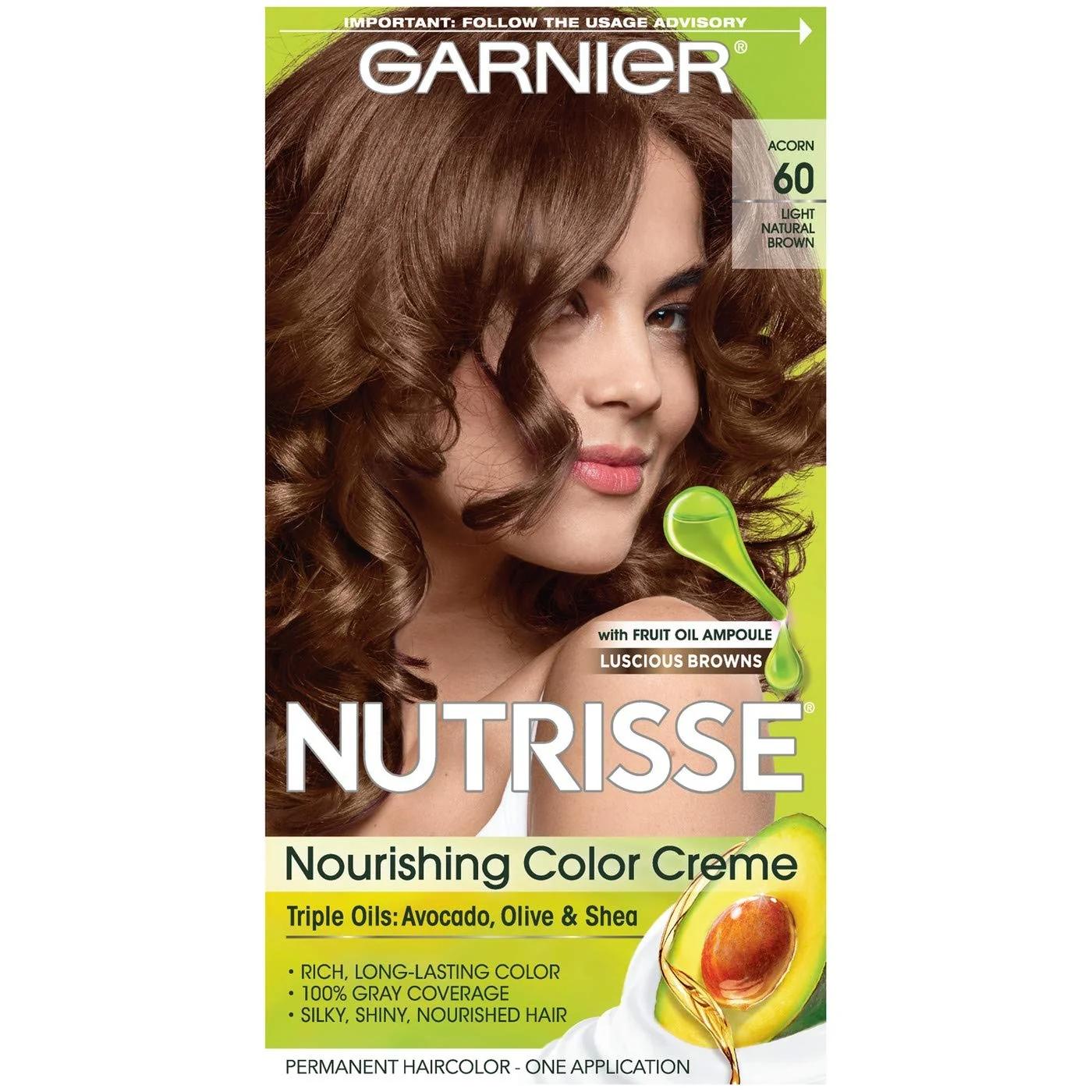 Detailed Garnier Nutrisse Nourishing Hair Color Creme 3 Packaging May Vary 60 Light Natural Brown Acorn Fine Crafted