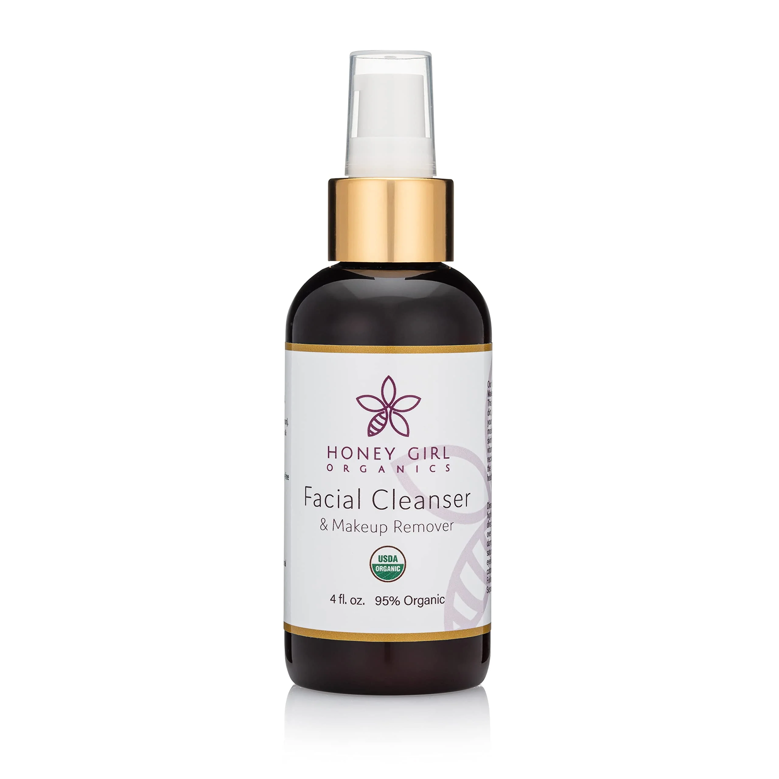 Stylish Honey Girl Organics Facial Cleanser USDA Organic Cleanser Makeup Remover w Beeswax EVOO Lemon Oil. Remove Dirt Balance Skin Ease Inflammation. Authentic