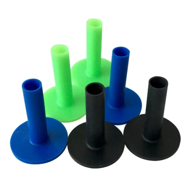 Outstanding Max Maxb 6 Packs Rubber Golf Tee Holder for Golf Driving Range Tee Practice 75mm Effective