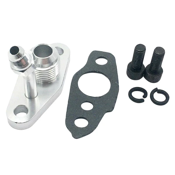 Unique Max Maxb Turbo Oil Return Feed Drain Flange For TOYOTA CT20 CT26 4AN 10AN Selected