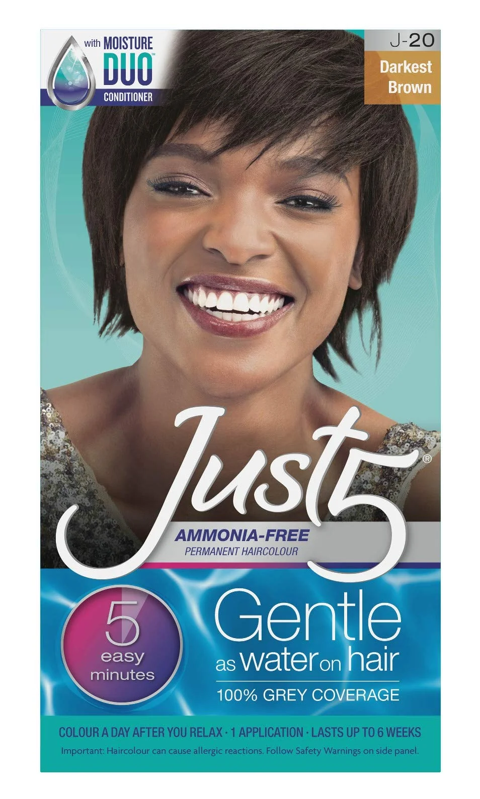 Unique Just 5 Color Darkest Brown 2 Pack Premium Material
