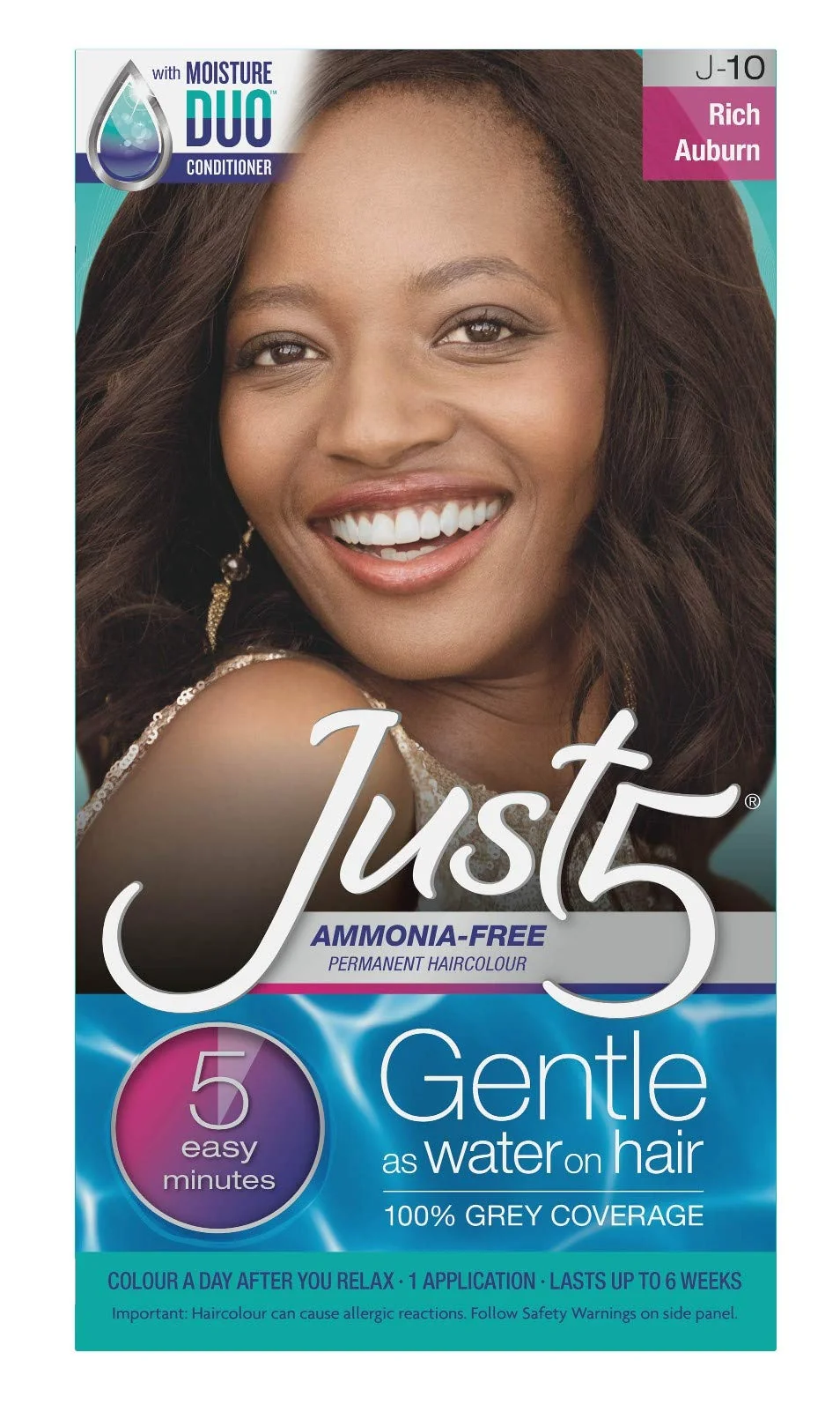 Trendy Just 5 Color Natural Rich Auburn 3 Pack Professional