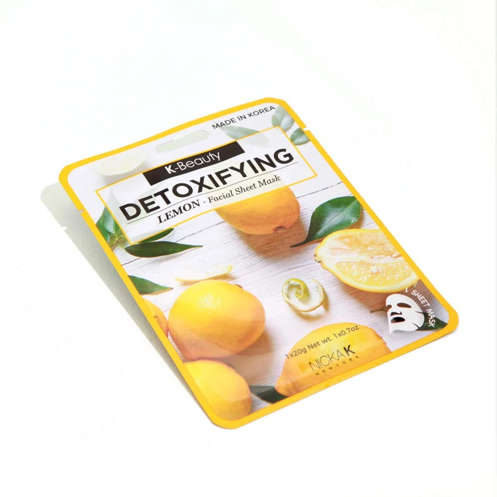 Relaxed K-BEAUTY DETOXIFYING LEMON FACIAL SHEET MASK Optimized