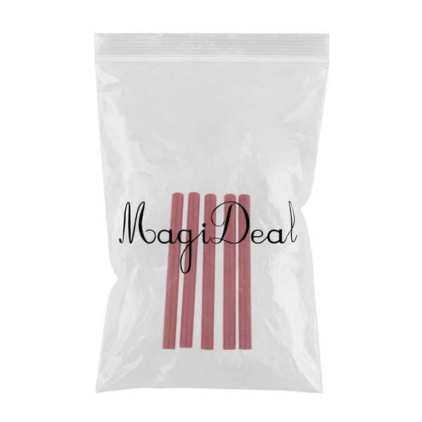 Classic Max Maxb 5Pcs Round Sealing Wax Stick Seal Stamp Glue for Wedding Party Tools Red Clean