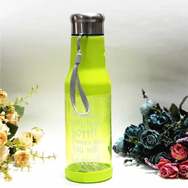 Consistent Max Maxb Plastic Leak-proof Drinks Sports Cycling Hiking Gym Water Bottle Green Clean