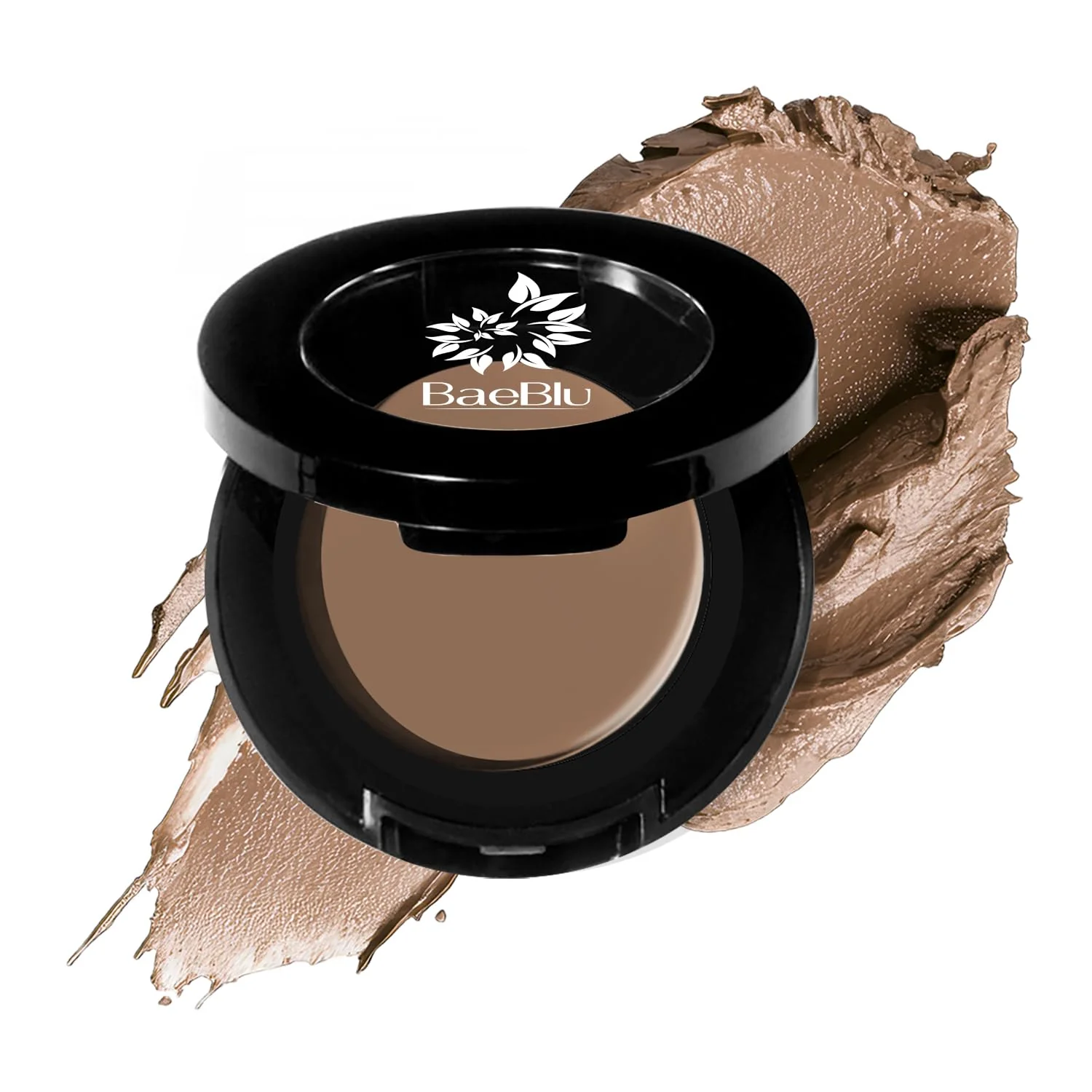 Versatile Organic Tinted Eyebrow Pomade Medium - Water Smudge-Proof Sculpting Eyebrow Wax for Shaping Defining Filling - Long-Lasting 18-Hour Hold Recyclable