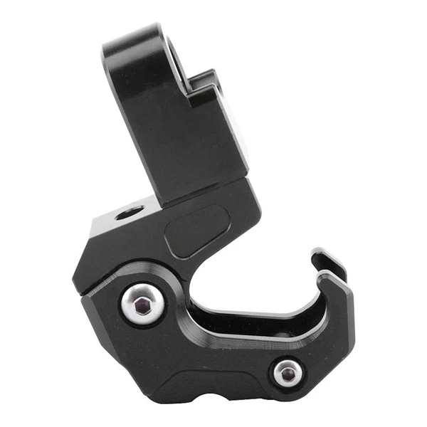 Crafted Max Maxb CNC Alloy Folding Hanger Hook Buckle For Honda All New Forza 300 2018 Gray Reusable