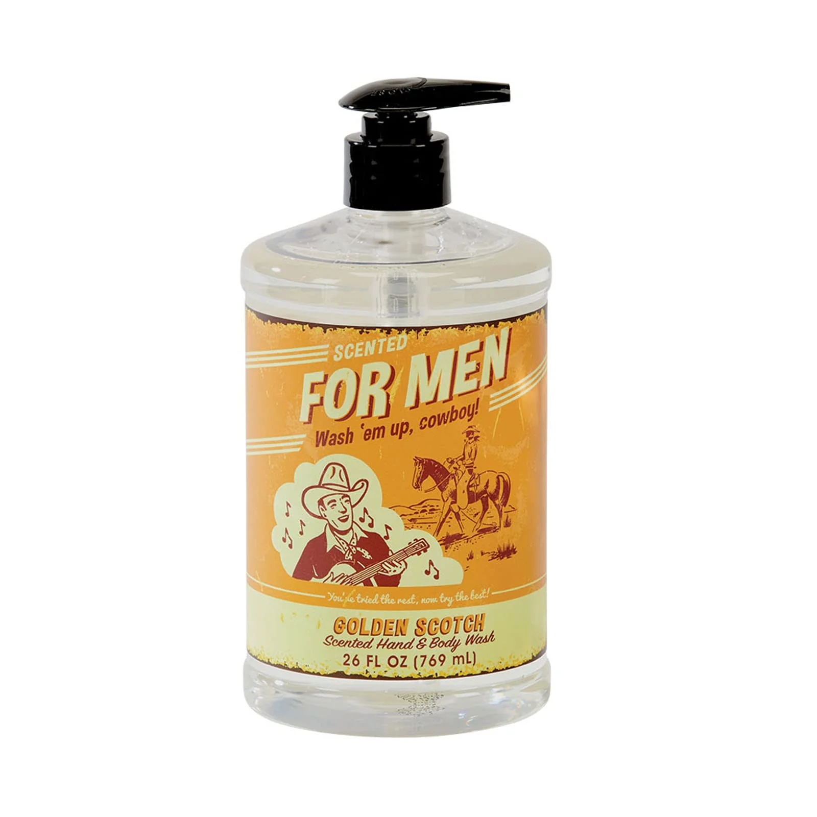 High-End San Francisco Soap Company Scented for Men Golden Scotch Hand and Body Wash Unique