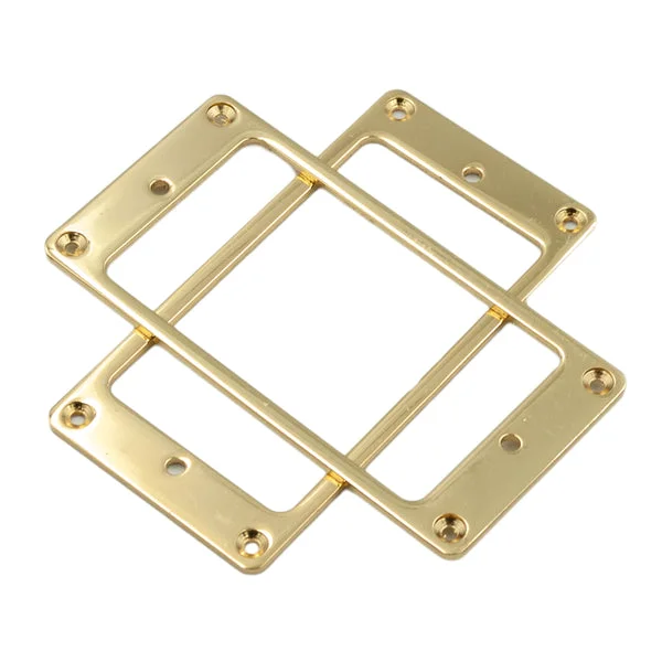 Elite Max Maxb 2x Metal Humbucker Pickup Frame Mounting Ring for LP Electric Guitar Golden Certified