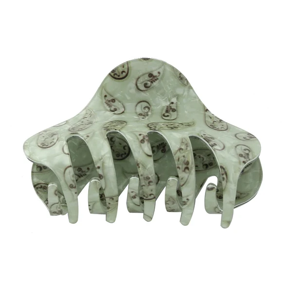 Elite Max Maxb Fashion Women Large Acrylic Hair Claw Clamp Clip Headpiece Accessory Green Luxury