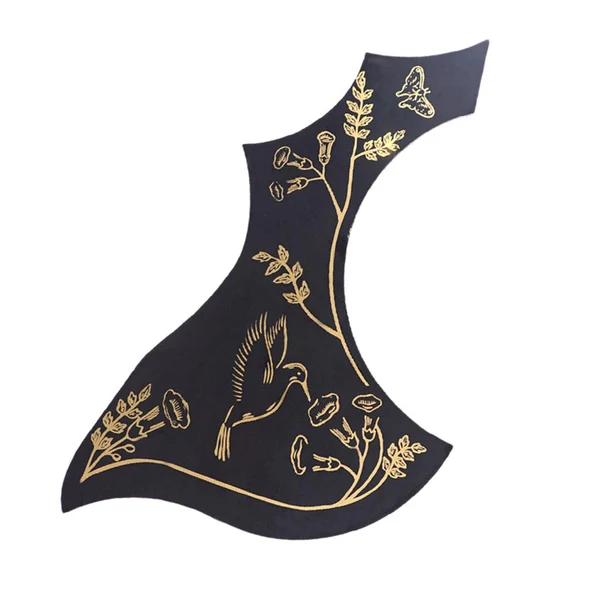 Classic Max Maxb Left Handed Acoustic Guitar Pickguard Pick Guard Anti-scratch Plate Black Enhanced