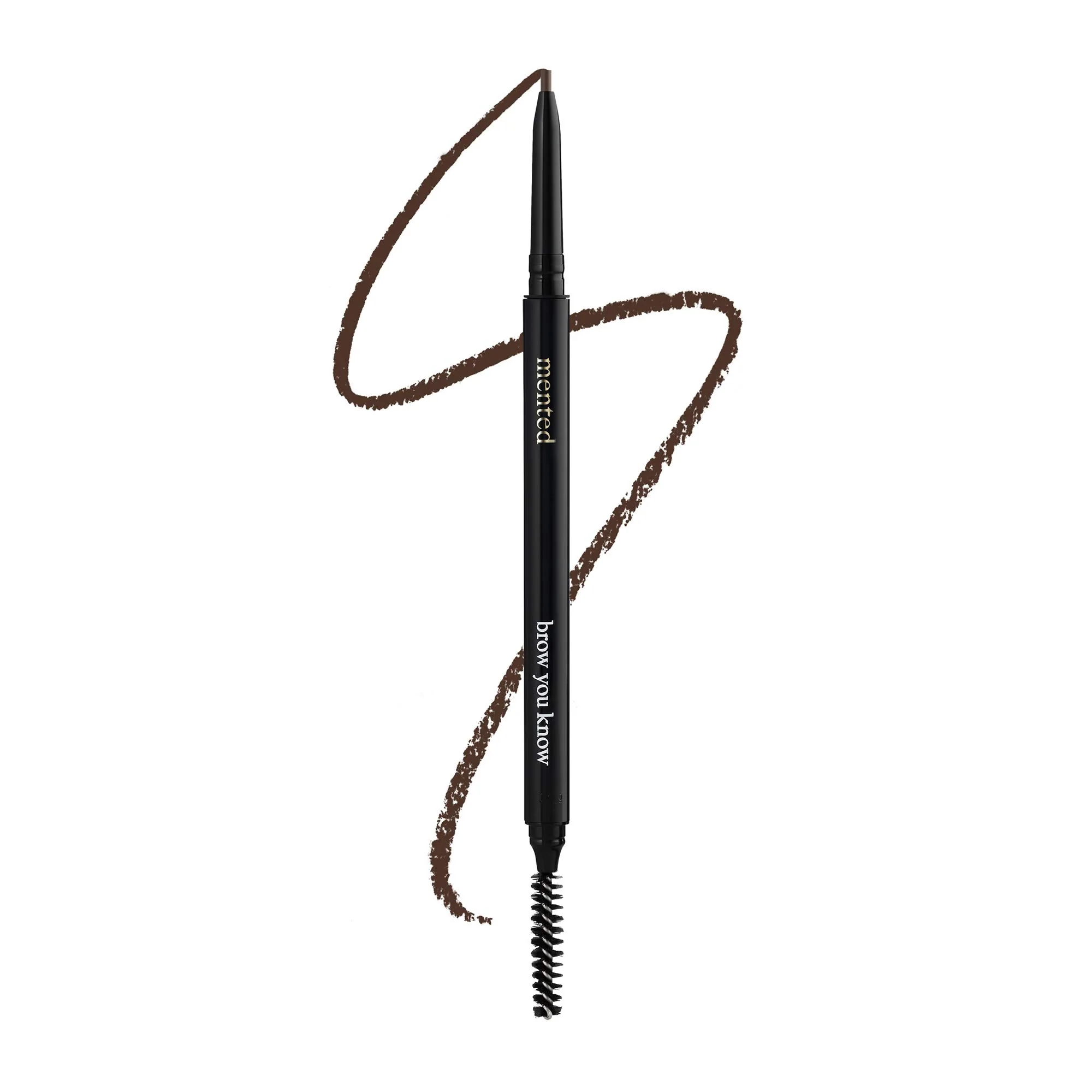 Dependable Waterproof Eyebrow Pen with Brush Brow Pencil Lash Spoolies for Eyelash Extensions Eye Brow Pencils for Women Eyelash Brush Spoolie Combo Long-Lasting