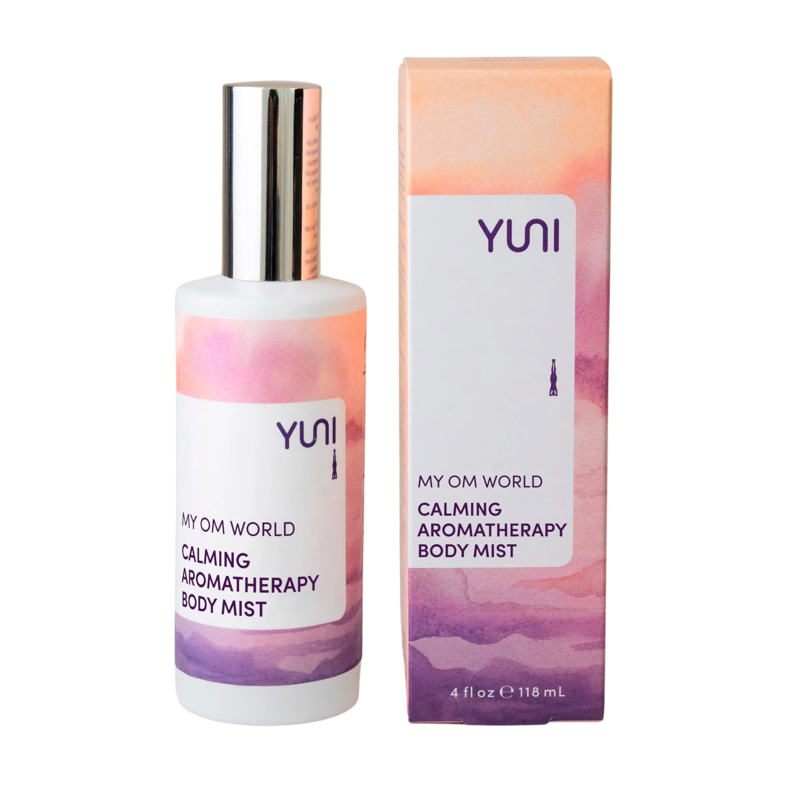 High-Quality YUNI Beauty Calming Body Mist 4oz My OM World - Natural Aromatic Oils - Relaxing Stress Relief - Promotes Focus Clarity - All Natural Fine Crafted
