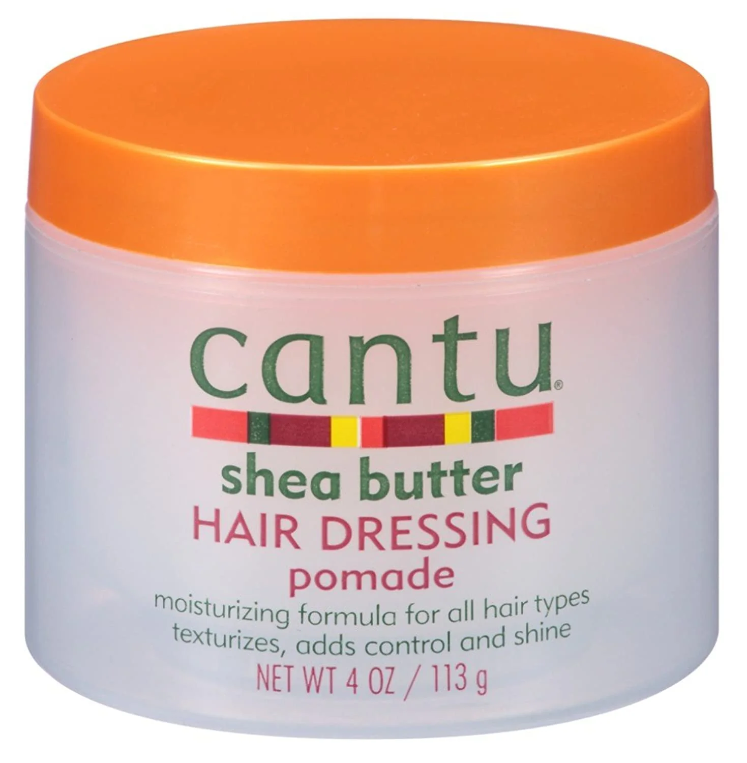 Original Cantu Shea Butter Hair Dressing Pomade 4 Ounce Jar 118ml 2 Pack Recyclable