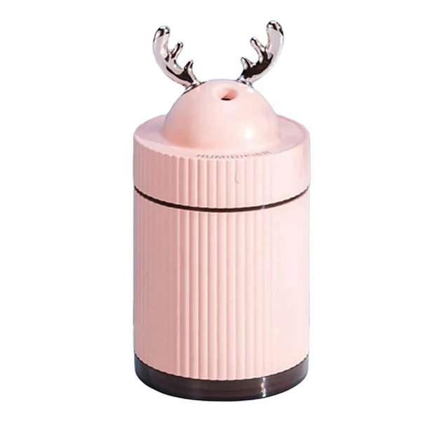 Pure Max USB Air Mist Humidifier Essential Oil Diffuser Aroma Diffuser 260ml Pink Consistent