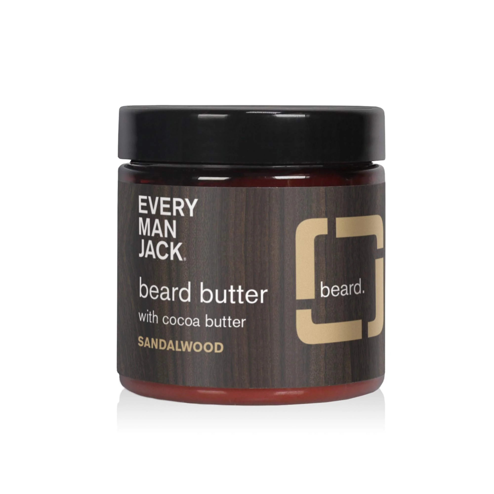 Responsible Every Man Jack Beard Butter- Subtle Sandalwood Fragrance - Rejuvenates Hydrates and Styles Dry Unruly Beards While Relieving Itch - Naturally Next-Generation