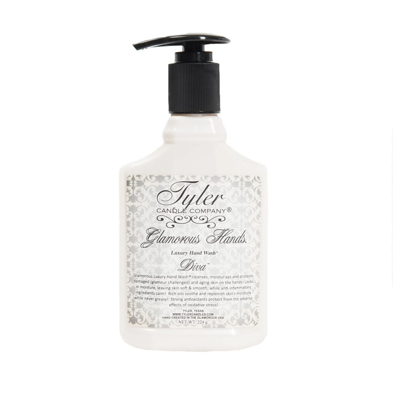 Dependable Tyler Luxury Hand Lotion 8 Oz Diva Solid