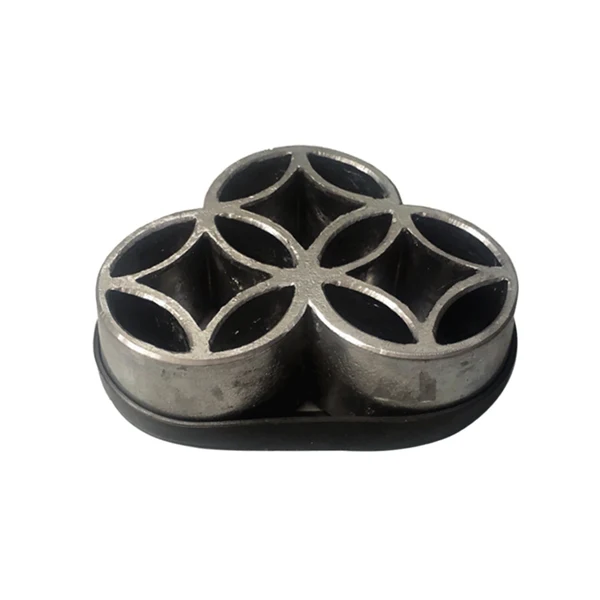 Exclusive Max Japanese Ikebana Shippo Flower Arranging Frogs Flower Holder Planter 3 Rings Green