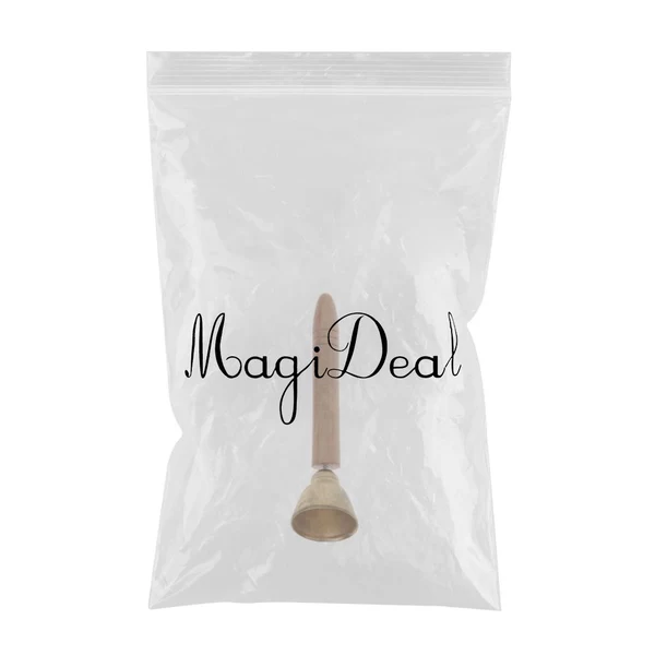 Fine Max Orff Instrument Wooden Hand-held Jingle Bell Kids Baby Sounding Toy Reusable