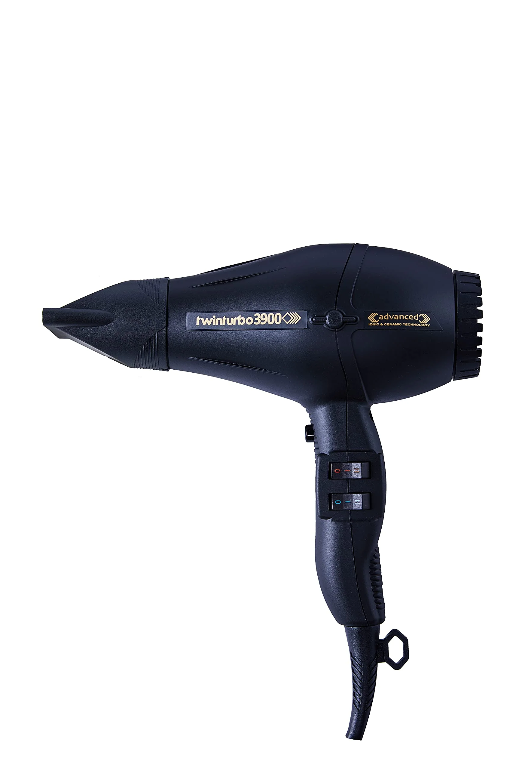 Verified Turbo Power Twin Turbo 3900 Advanced Hair Dryer - Black Minimalist