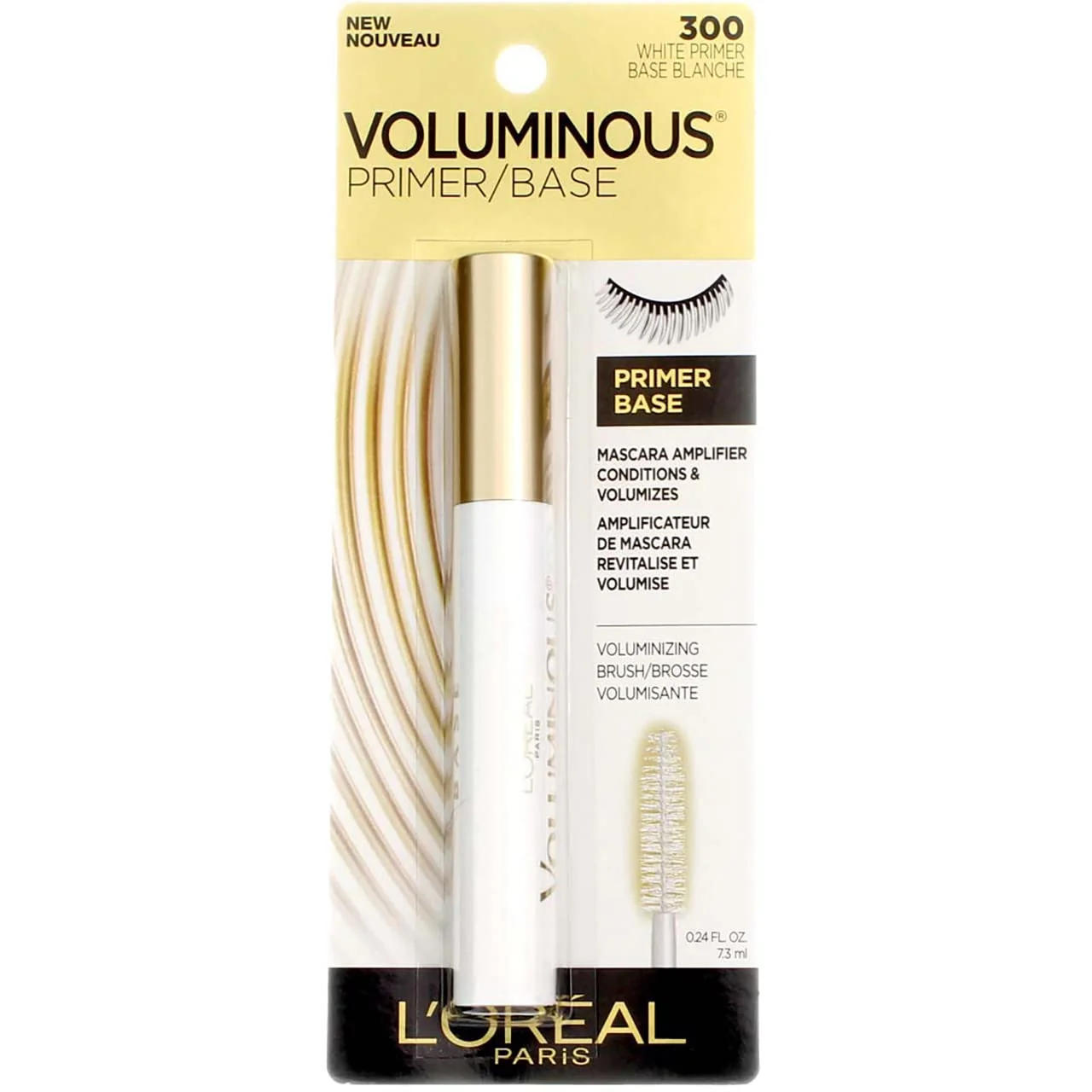 Environmentally Friendly L'O Paris Voluminous Primer Mascara White Primer 0.24 fl. oz. Versatile