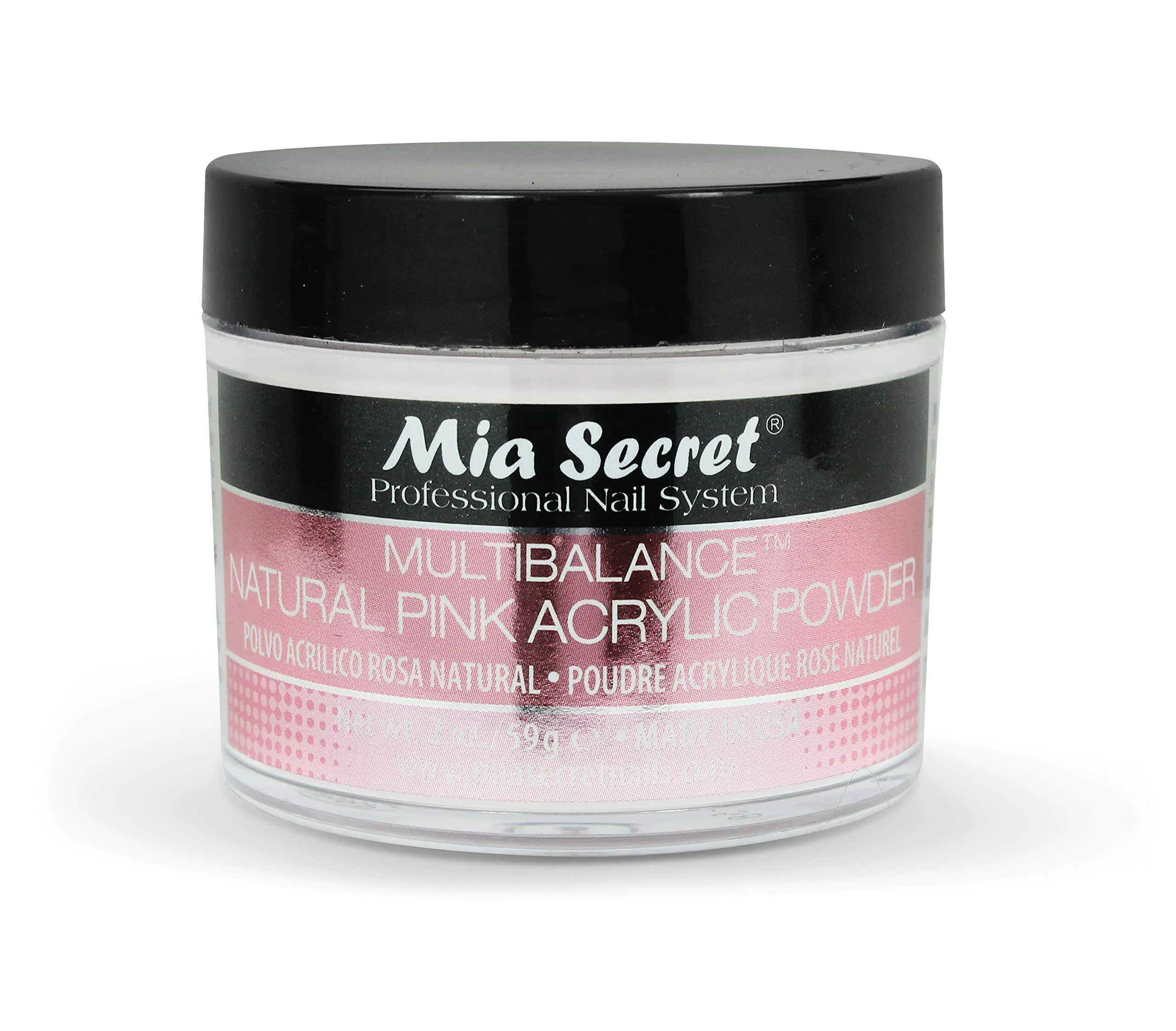 Healthy Mia Secret Multibalance Natural Pink Acrylic Powder 2 Oz Selected