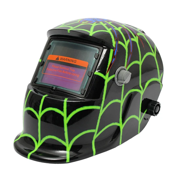 Convenient Max Auto Darkening Solar Powered Welding Helmet Mask Spider Nest Outstanding