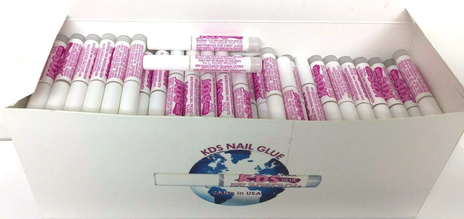 Consistent 100 pcs KDS Nail Tip Glue - Adhesive Super Bond For Acrylic Nails Tips Fine