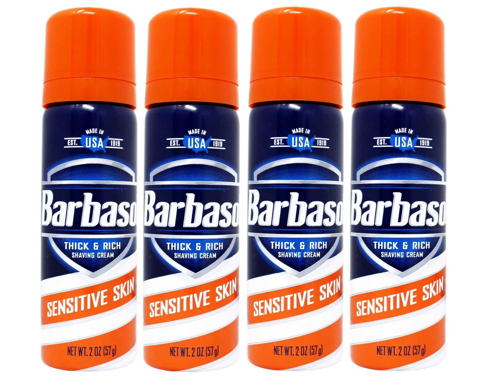 High-Quality Barbasol Shaving Cream Sensitive Skin Pack of 4 Fast