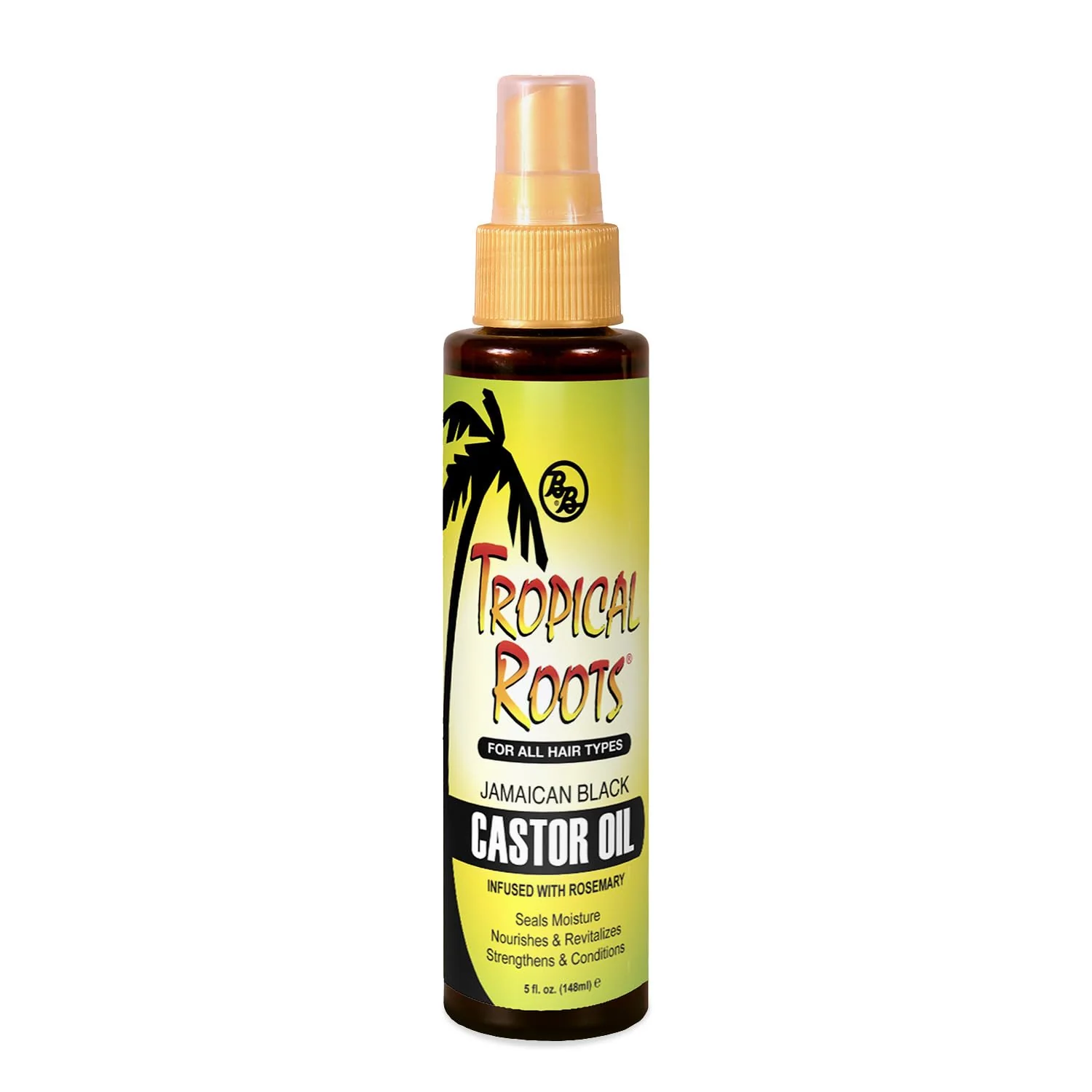 Fine Crafted Bronner Brothers Tropical Roots Black Castor OIL Rosemary 5 Fl Oz High-End