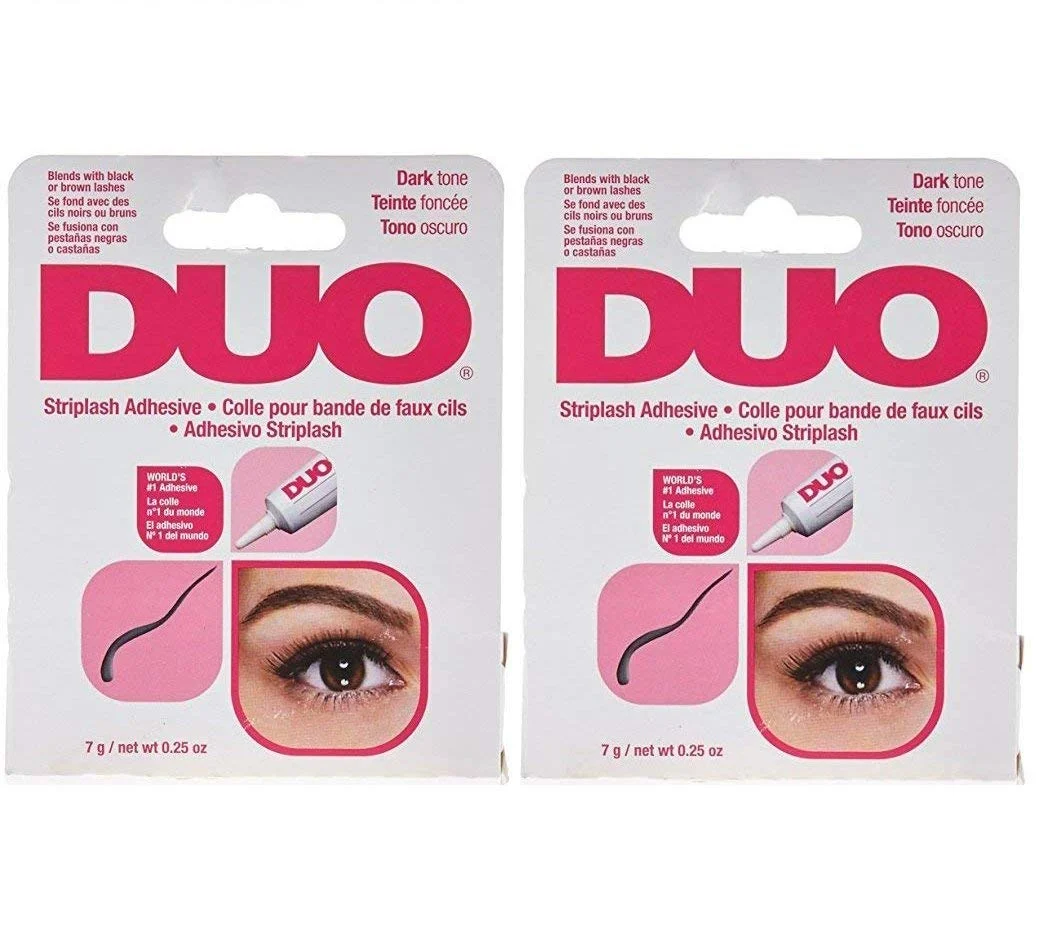 Natural Duo Striplash Adhesive Dark Tone 0.25 Ounce Pack of 2 Superior