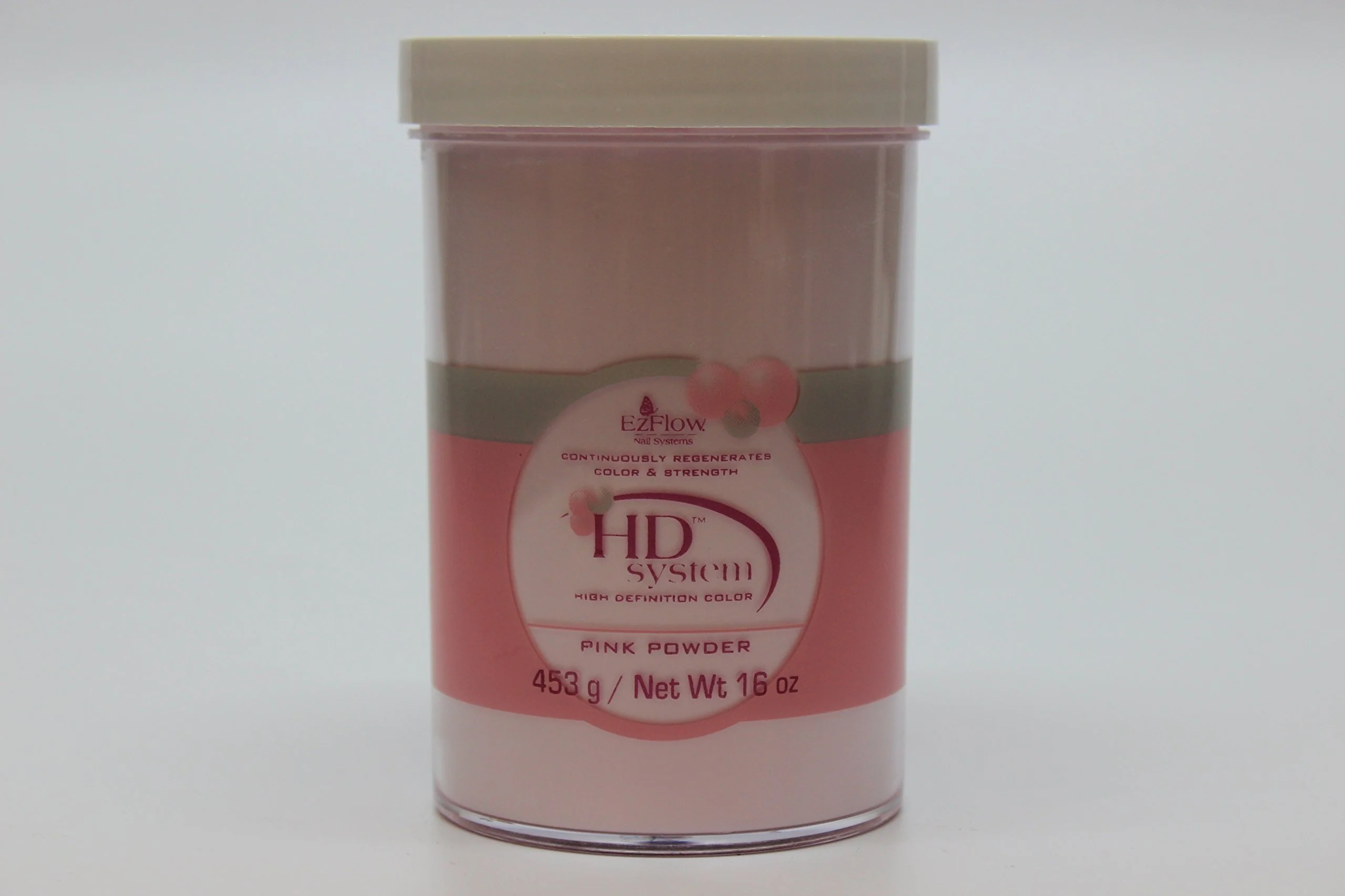 First-Class EZ Flow High Definition Pink Powder False Nails 16 Ounce Solid