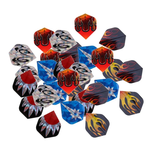 Smart Max 30 Pieces Assortment Dart Flights Fletches Standard Shape Extra Strong Flame Carefully Designed