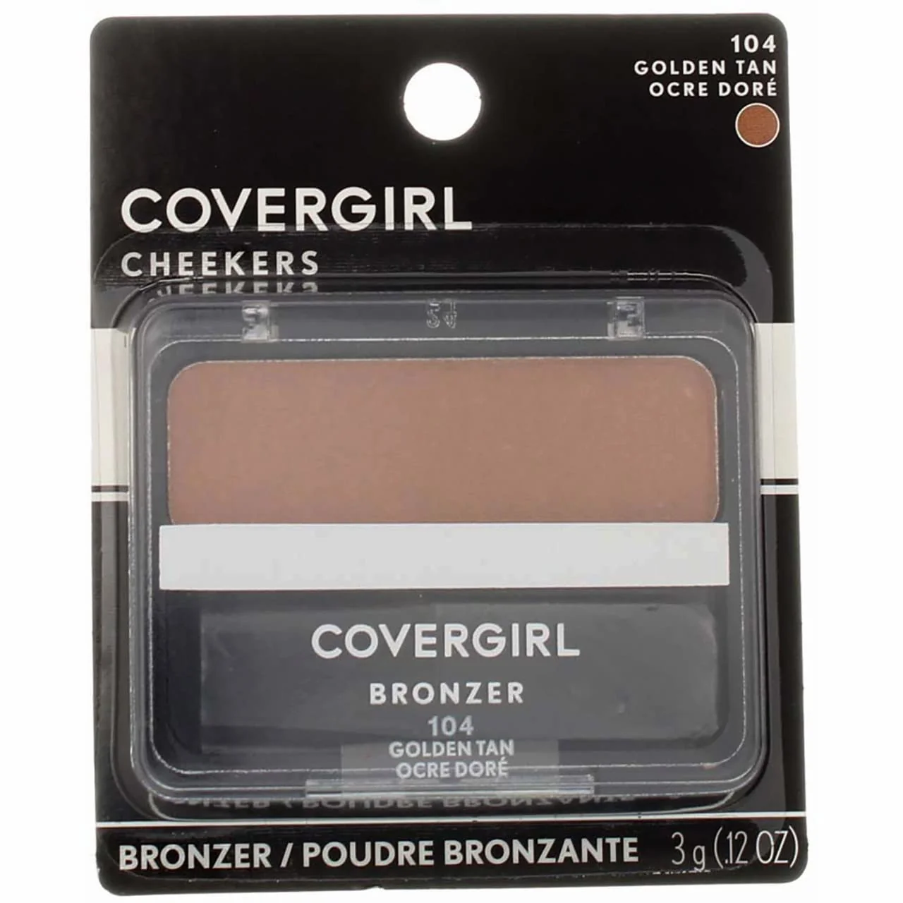 Casual Cover Girl cheekers Bronzer 104 Golden Tan .12 oz Durable