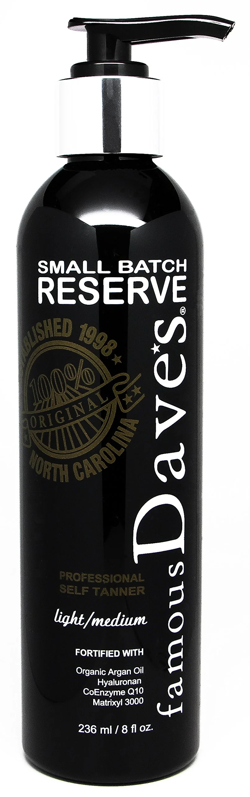 Healthy Dave s Self Tanner Natural Light Medium Sunless Tanning Anti-Aging Lotion. All Skin Types Fine Crafted