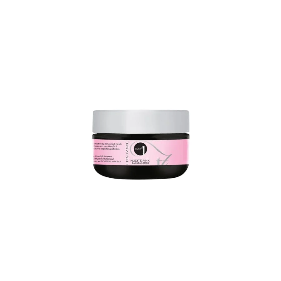 Green Entity LED UV Gel - Nudite Pink .32 oz 9 g Easy-to-Use