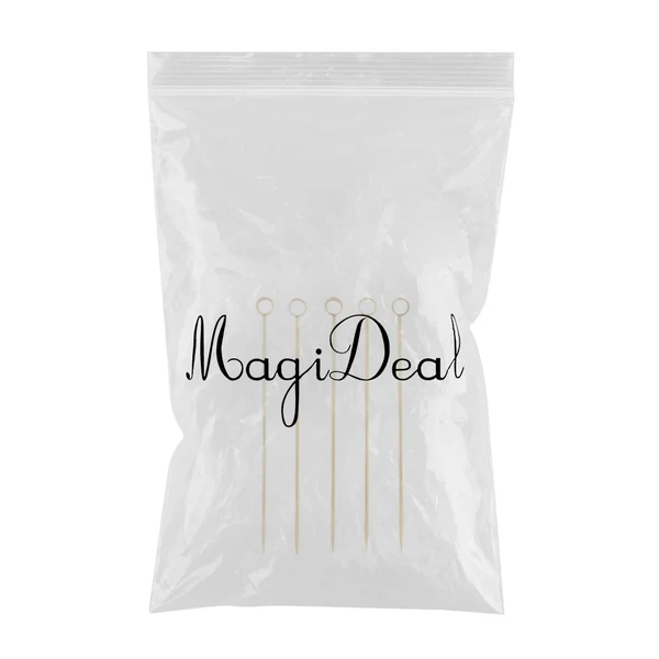 Unique Max 5Pcs set Stainless steel Cocktail Picks Cocktail Fruit Sticks Bar Tools Circle -Gold Artisan