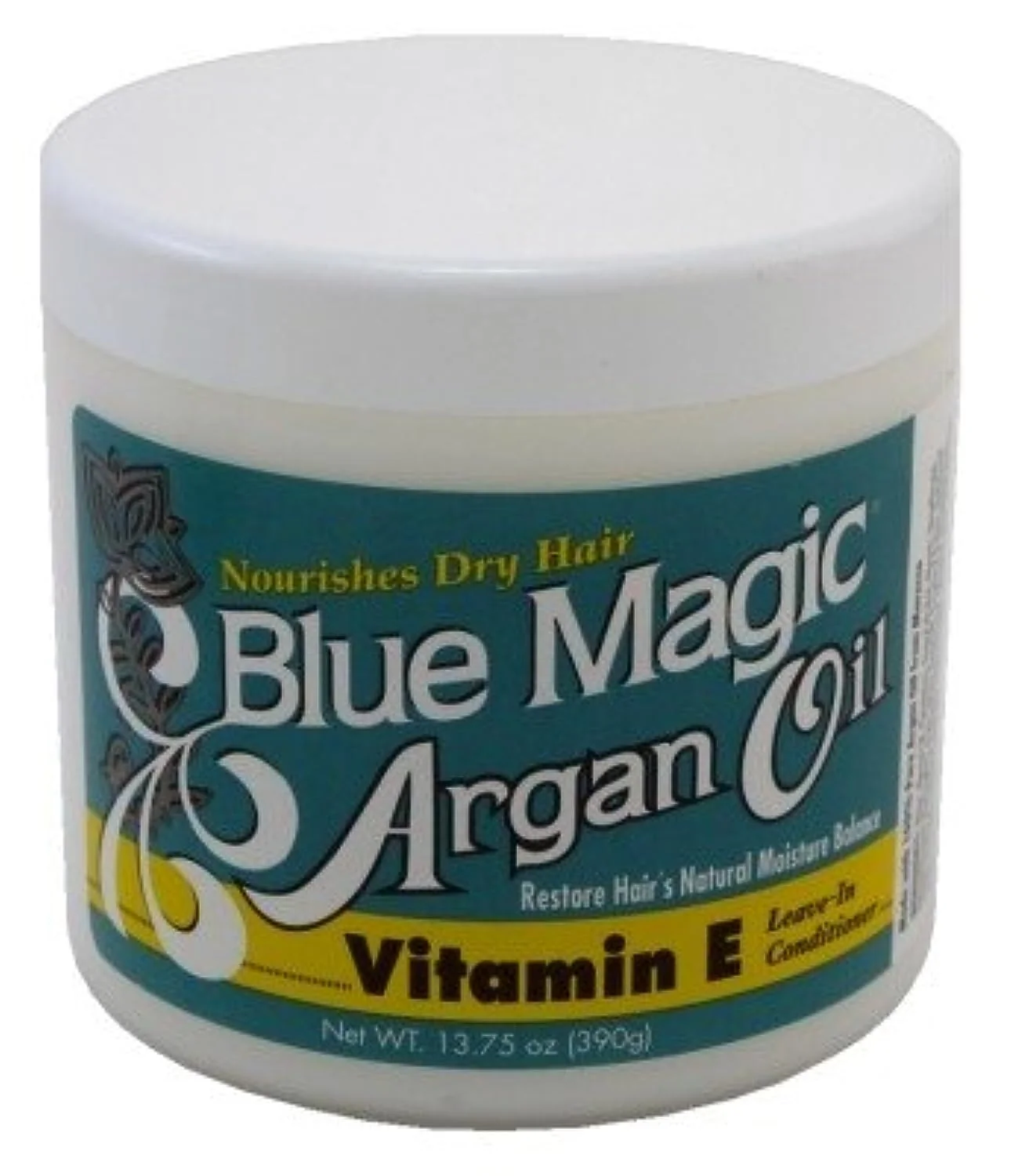Classic Blue Argan Oil Vitamin-E Leave-In Conditioner 13.75 Ounce Pack of 3 Fine