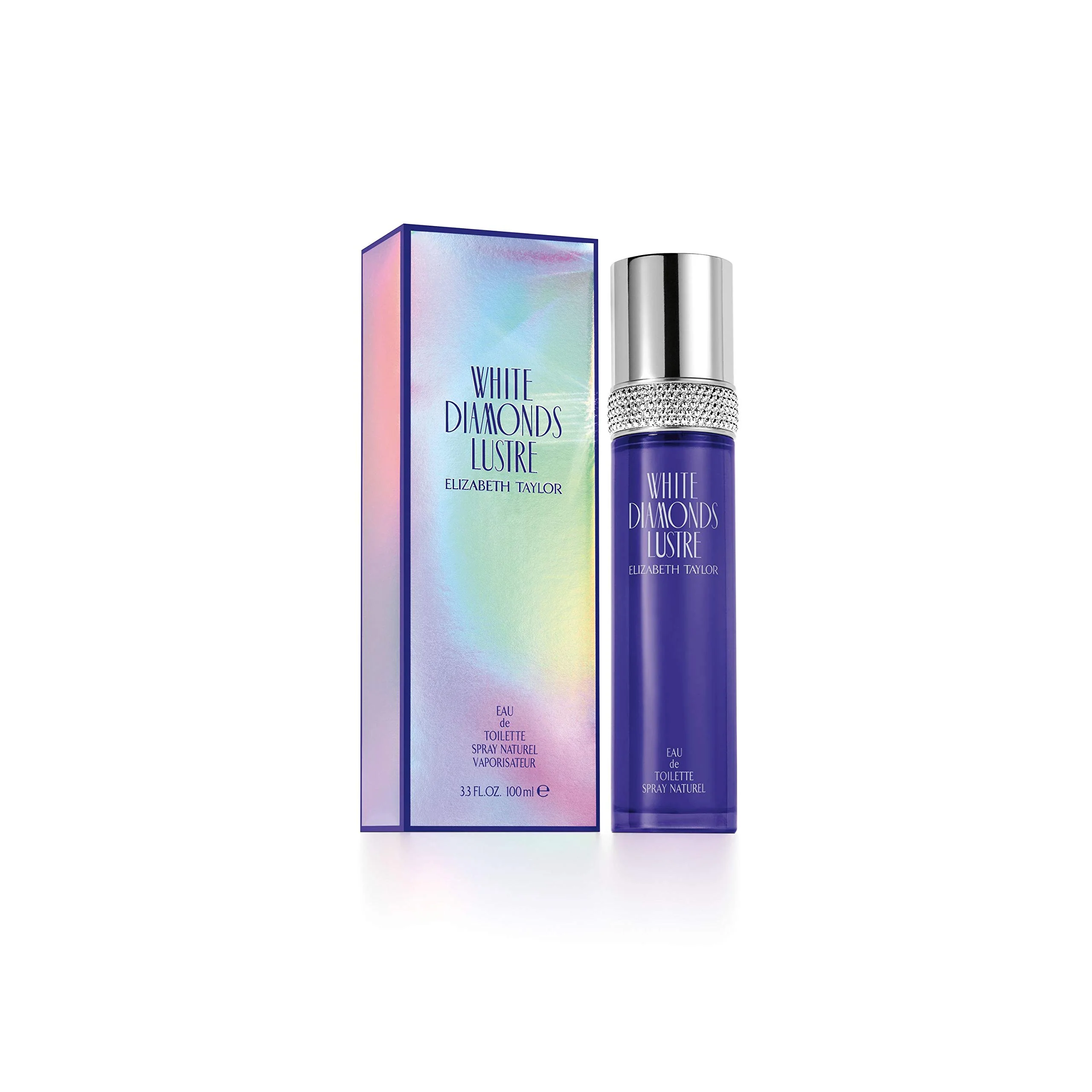 Traditional ELIZABETH TAYLOR White Diamonds Luster Eau De Toilette Spray 3.3 Ounce Exclusive