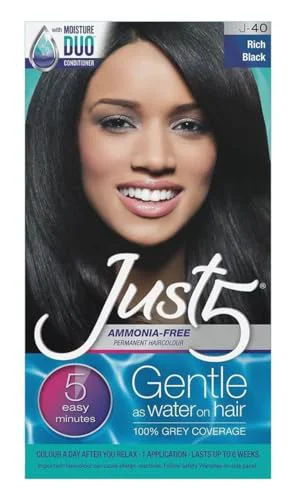 Practical Just 5 Color Rich Black J-40 2 Pack Trendy